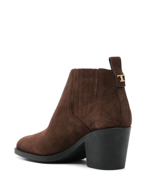 Tod's 65mm suede ankle boots - Brown - zdjęcie produktu nr 2