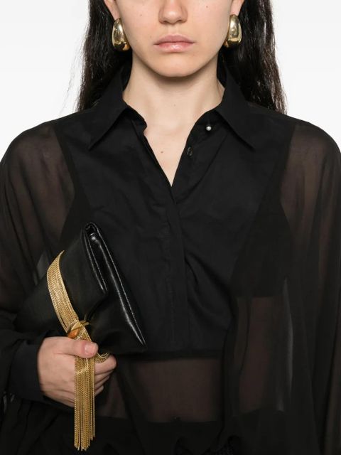 PINKO button-down long-sleeve bodysuit - Black