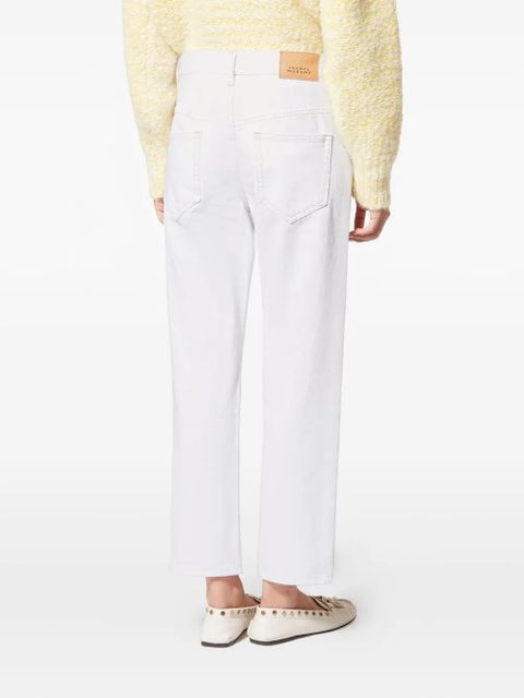 ISABEL MARANT Dakota straight jeans - White