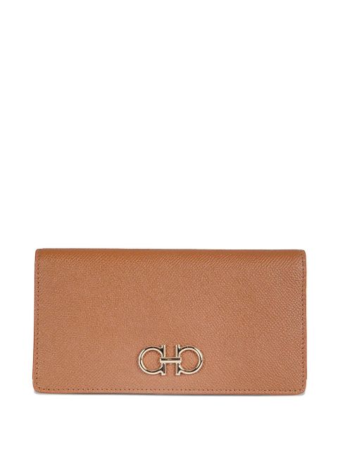 Ferragamo Gancini leather wallet - Neutrals - zdjęcie produktu nr 1