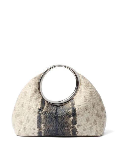 Jacquemus Calino snakeskin-print tote bag - Neutrals - zdjęcie produktu nr 2