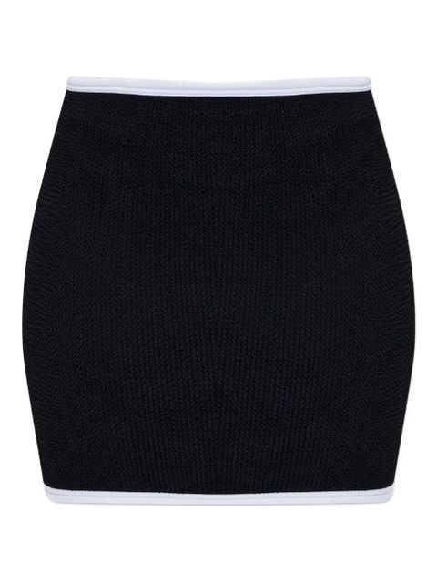 Hunza G Devyn crinkle skirt - Black - zdjęcie produktu nr 1