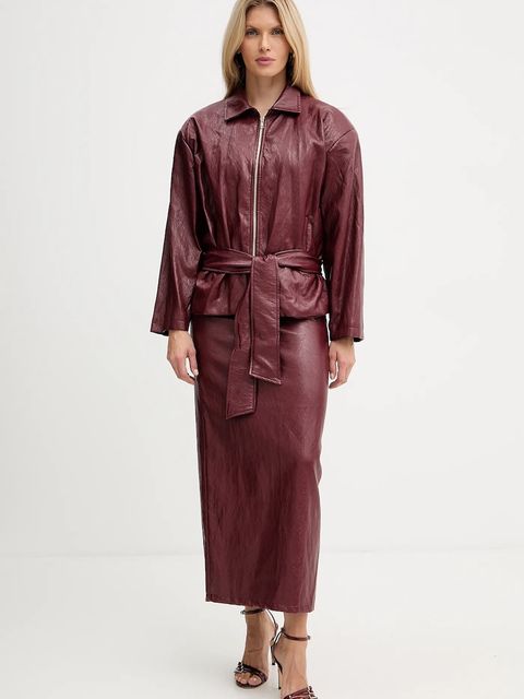 Haveone kurtka kolor bordowy przejściowa JMA-P040