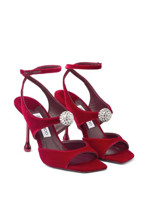 Jimmy Choo 95 Orb sandals - Red