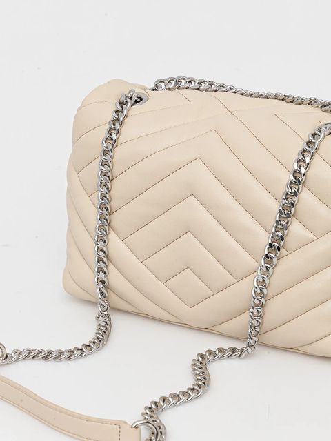 Armani Exchange torebka kolor beżowy 949122 4R742