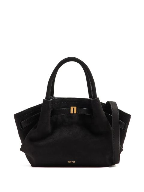 JW Pei Hana slouchy suede shoulder bag - Black - zdjęcie produktu nr 1