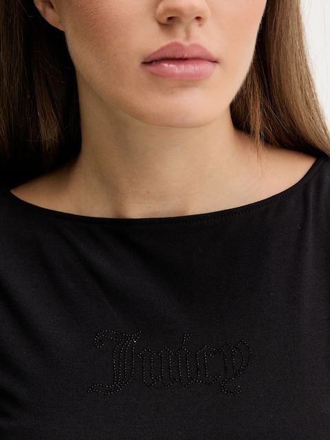 Juicy Couture sukienka kolor czarny maxi prosta JCWED225318