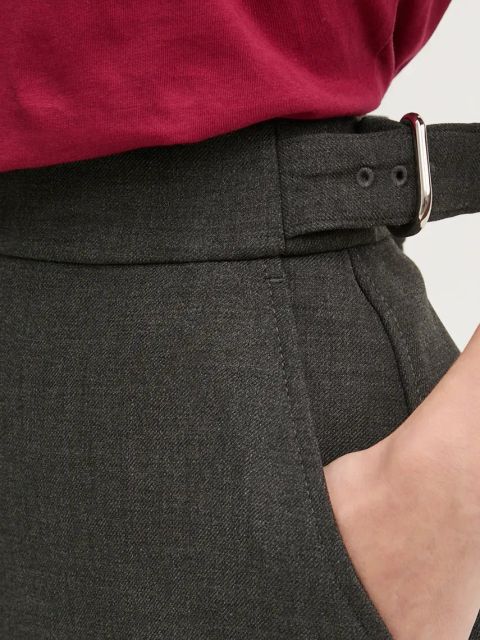 HUGO spódnica kolor szary midi prosta 50522735