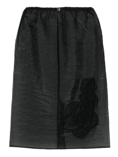 Cecilie Bahnsen Bambi pencil skirt - Black - zdjęcie produktu nr 1