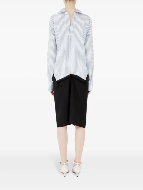 Maison Margiela panelled midi dress - White