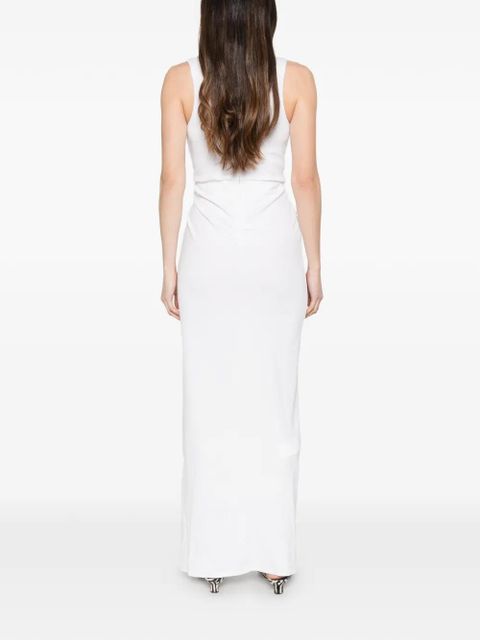 Sportmax Saletta ring-detail maxi dress - White