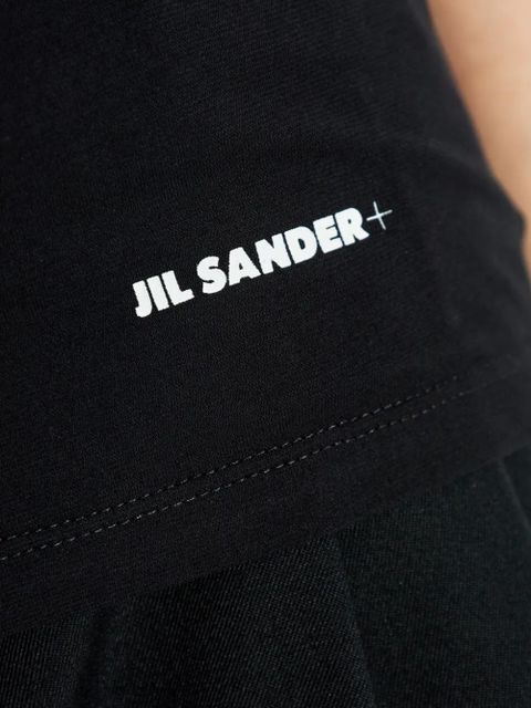 Jil Sander logo-print cotton t-shirt - Black