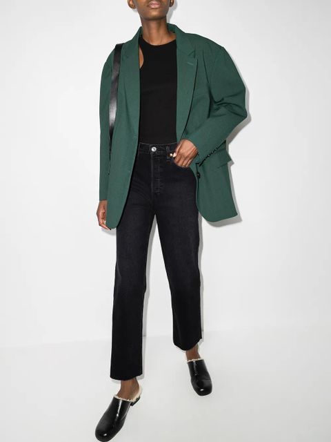 RE/DONE '70s Stone Pipe straight-leg jeans - Black