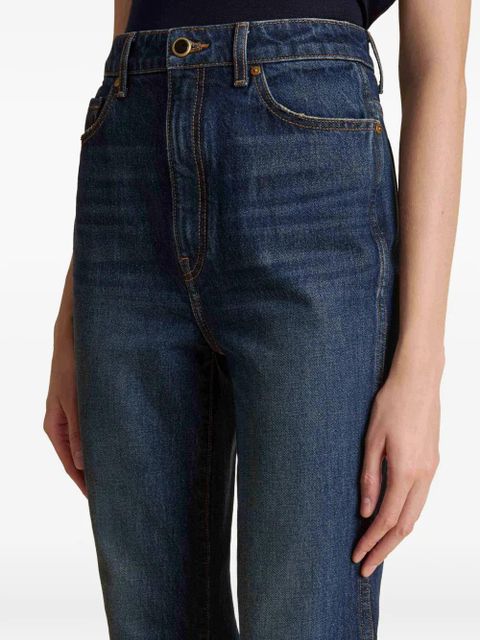 KHAITE Danielle stretch jeans - Blue