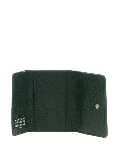 Maison Margiela four-stitches embossed-grain wallet - Green - zdjęcie produktu nr 2