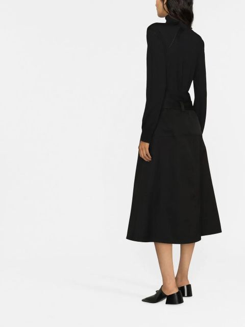 Jil Sander roll-neck wool jumper - Black