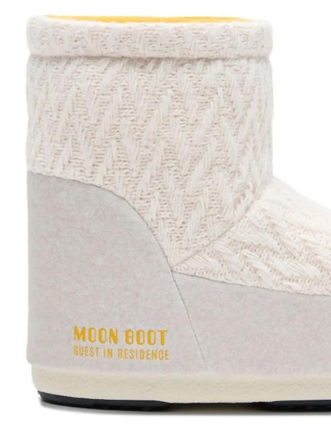 Moon Boot x Guest In Residence Icon Low knitted boots - Neutrals - zdjęcie produktu nr 2