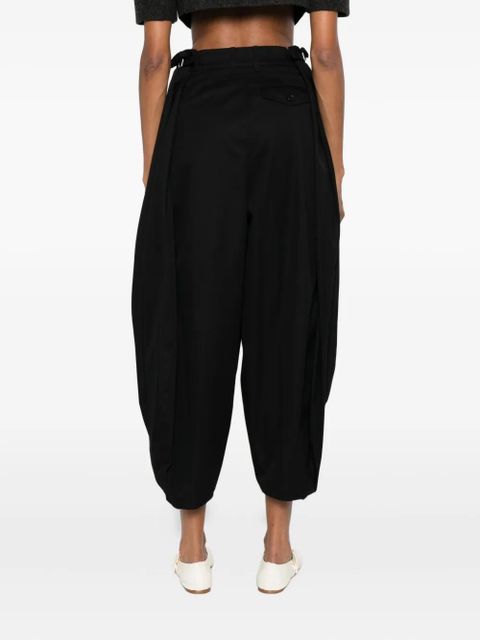 LOEWE tie-waist trousers - Black
