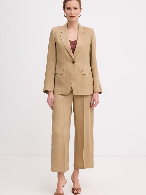 Marella spodnie damskie lniane Emme by Marella - zdjęcie produktu nr 1