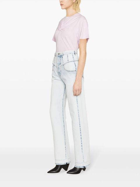 ISABEL MARANT Noemie high-rise straight-leg jeans - Blue