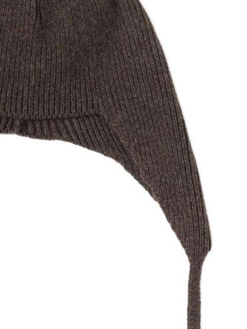 The Row tie-detail beanie hat - Brown - zdjęcie produktu nr 2