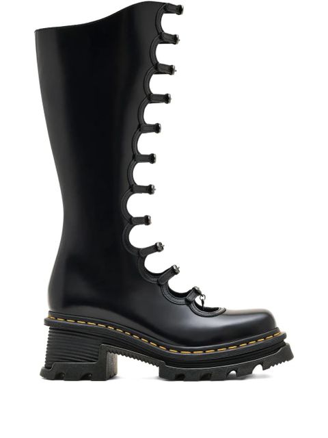 Marc Jacobs buckle-detail cut-out boots - Black - zdjęcie produktu nr 1