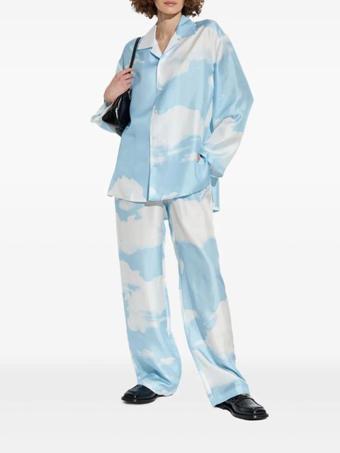 Moschino cloud-print shirt - Blue - zdjęcie produktu nr 2