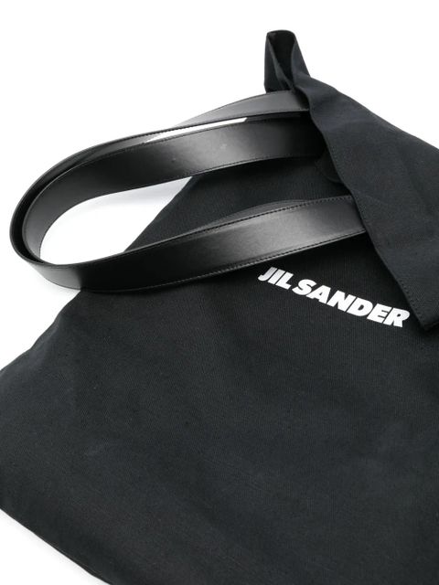 Jil Sander large Flat Shopper tote bag - Black - zdjęcie produktu nr 2
