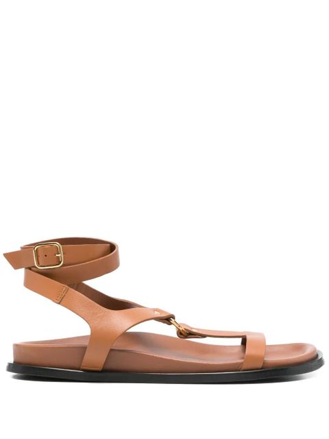 ALOHAS leather sandals - Brown - zdjęcie produktu nr 1