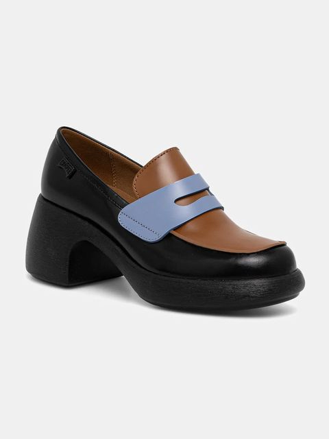 Camper czółenka skórzane TWS kolor czarny na słupku K201787-007