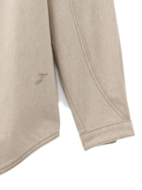 Jacquemus The Amelo de-Nîmes denim shirt - Neutrals - zdjęcie produktu nr 2