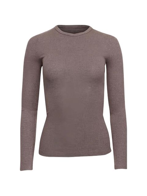 AGOLDE Delphi ribbed-knit top - Neutrals - zdjęcie produktu nr 1