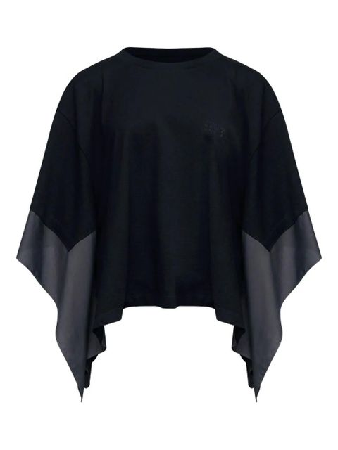 MM6 Maison Margiela round-neck blouse - Black - zdjęcie produktu nr 1