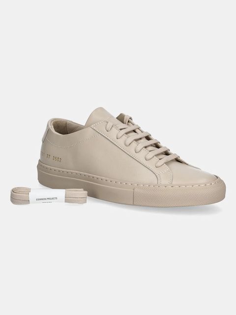Common Projects sneakersy skórzane Original Achilles Low damskie kolor beżowy 3701
