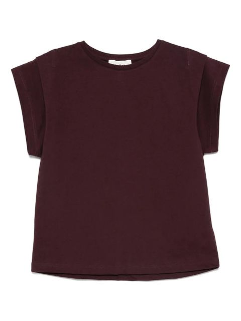 Ba&Sh Pio capped-sleeve cotton T-shirt - Purple - zdjęcie produktu nr 1