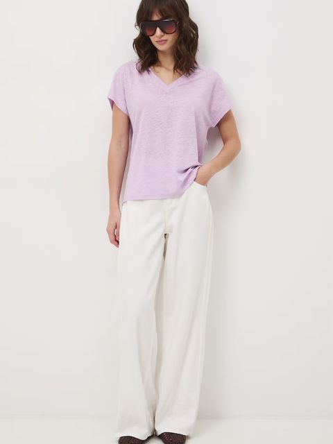 Medicine t-shirt damski lniany - zdjęcie produktu nr 2