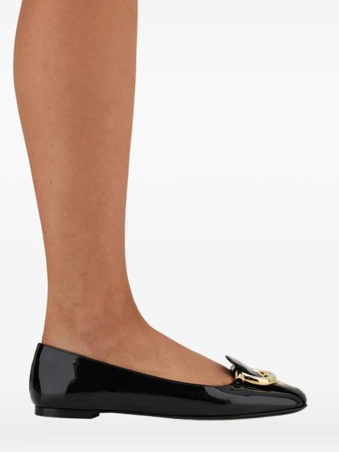 Ferragamo Gancini ballet flats - Black