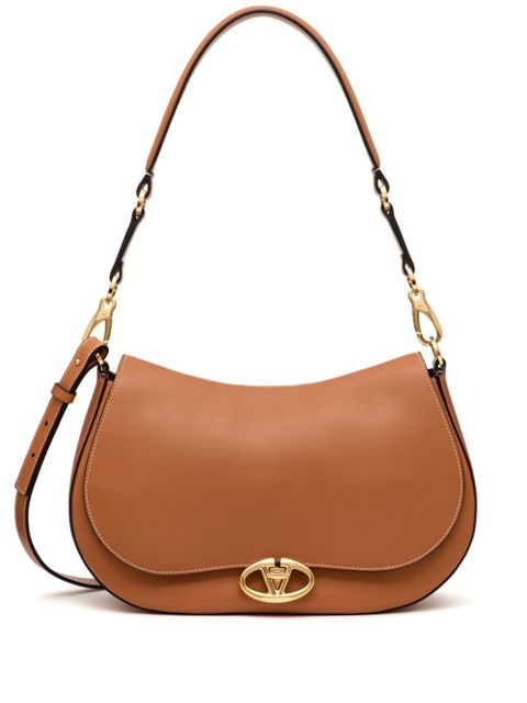 Valentino Garavani medium Ohval leather shoulder bag - Brown - zdjęcie produktu nr 1