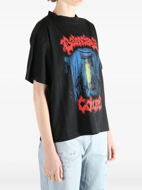 Balenciaga graphic T-shirt - Black