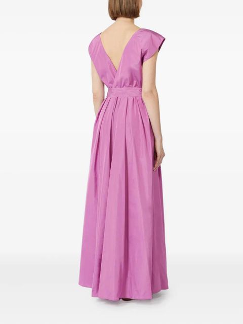 Max Mara Oggeri embellished V-neck maxi dress - Pink