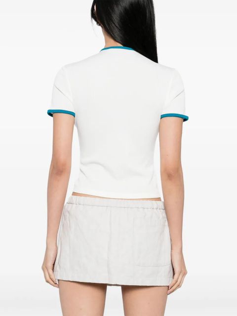 Christopher Esber open-twisted bind T-shirt - White