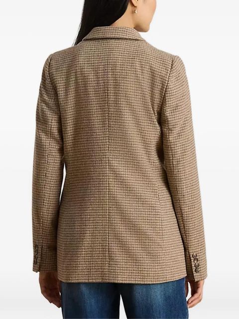 Lauren Ralph Lauren double-breasted checked blazer - Brown - zdjęcie produktu nr 2
