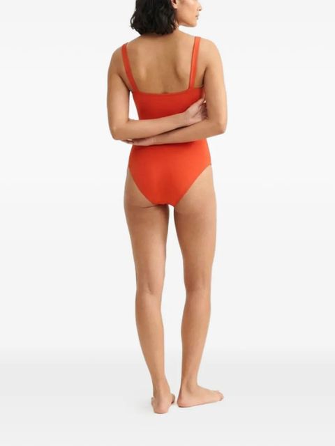 ERES Dahabiya button-detail swimsuit - Orange