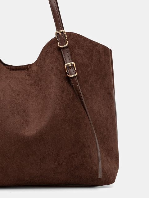 Answear.LAB torebka kolor brązowy