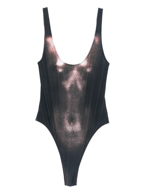 Jean Paul Gaultier body-print swimsuit - Black - zdjęcie produktu nr 1