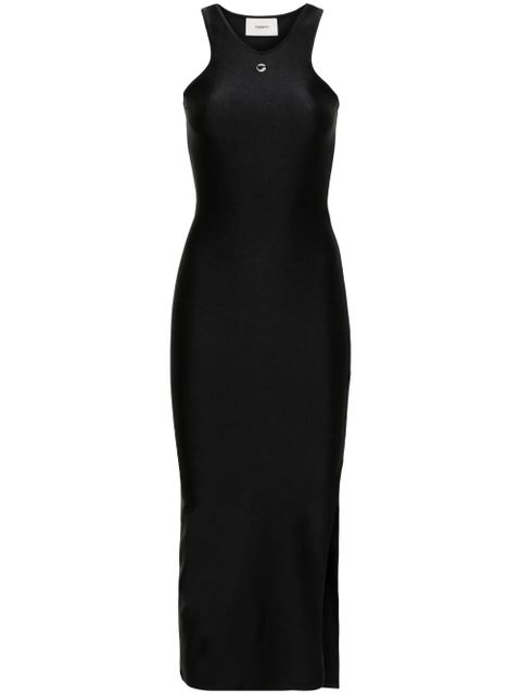 Coperni logo-embellished midi dress - Black - zdjęcie produktu nr 1