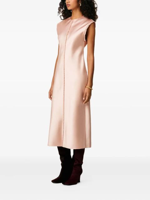 AMI Paris raw-edge long dress - Pink - zdjęcie produktu nr 2