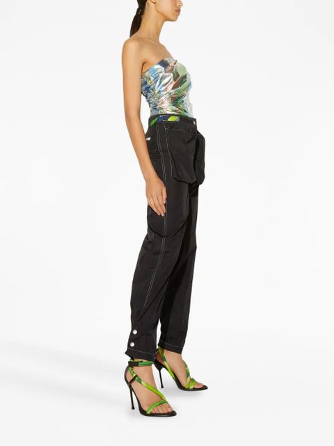 PUCCI large patch-pocket straight-leg trousers - Black