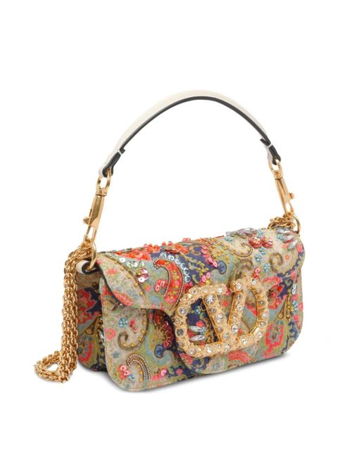 Valentino Garavani mini Loco paisley VLogo-signature shoulder bag - Green - zdjęcie produktu nr 2