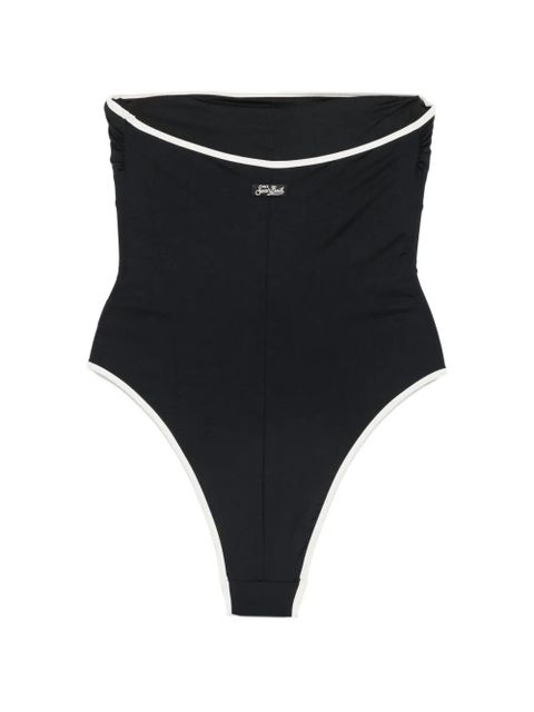 MC2 Saint Barth Khyra String ruched swimsuit - Black - zdjęcie produktu nr 2